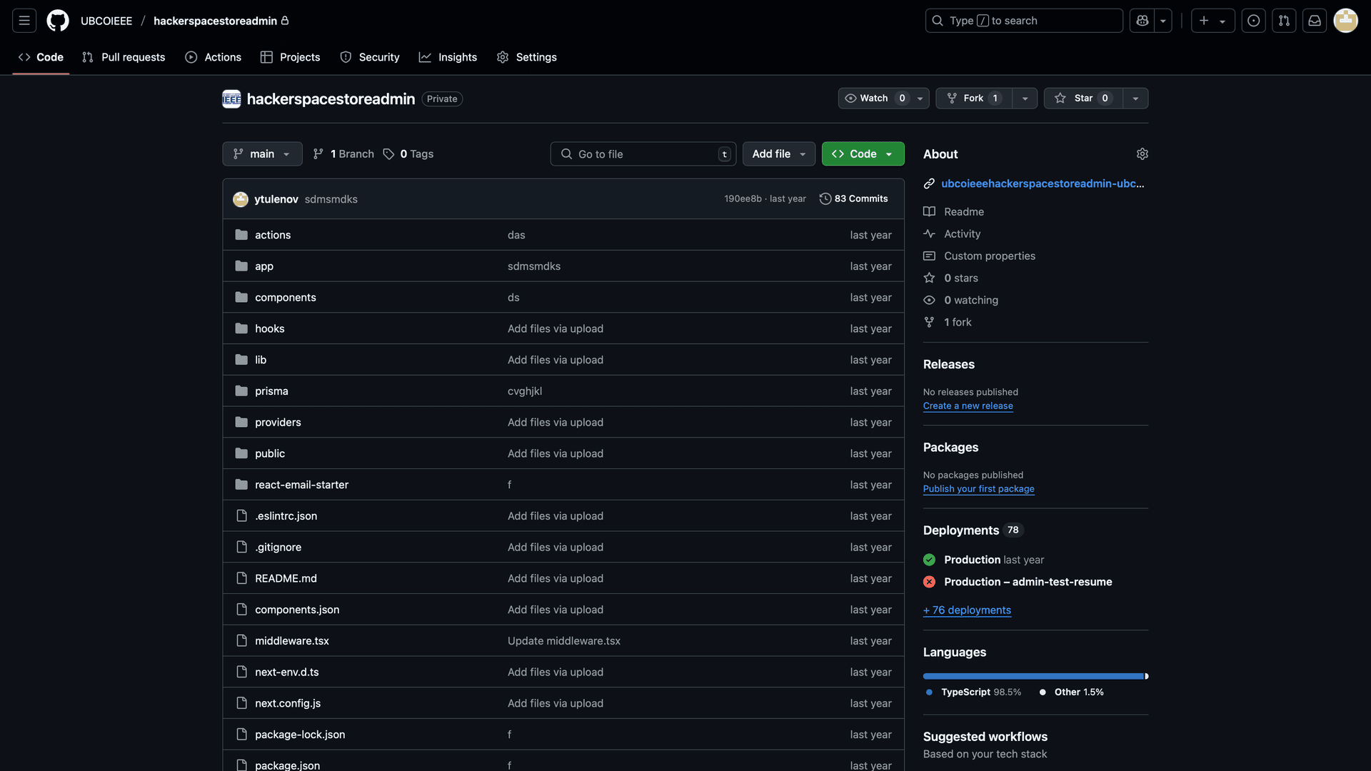 #6: Admin CMS Github Repository